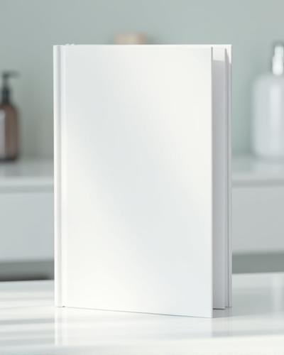 Mockup of a professional 'Ultimate Guide to Salon Hygiene' PDF cover design.